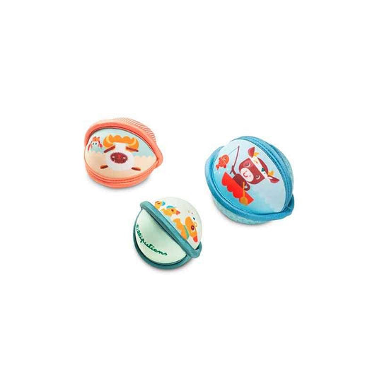 Lilliputiens - set de 3 balles de bain - ferme