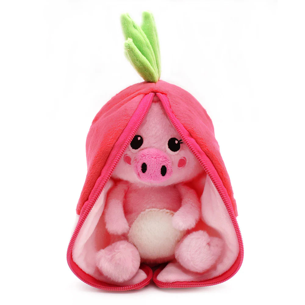 Déglingos - Peluche Piglet le cochon/radis - Flipetz - naissance+