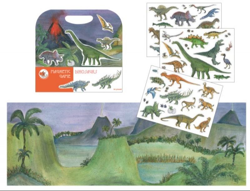 Egmont Toys - Jeu magnétique-Dino