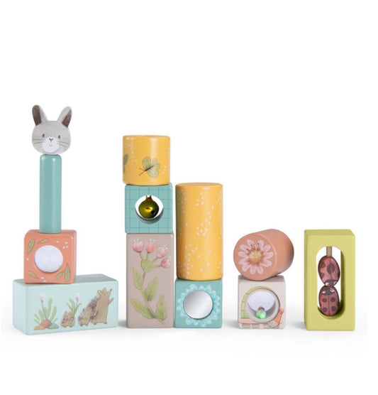 Moulin Roty - Cubes d’activité - Trois petits Lapins