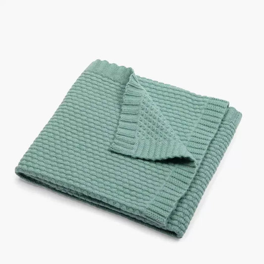 Moulin Roty - couverture laine mixte pour bébé - pomme des bois