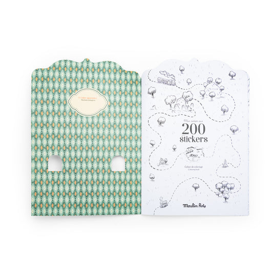 Moulin roty - Cahier stickers La bande à Jojo - 20 pages - 3 ans+