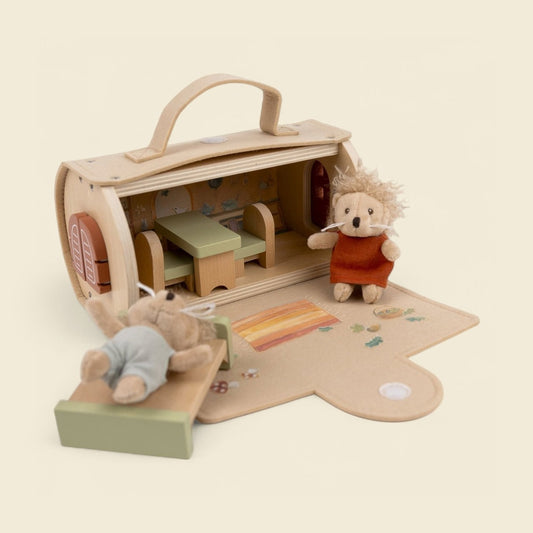 Egmont toys - La maison en rondins et ses amis miniatures - 18 mois+