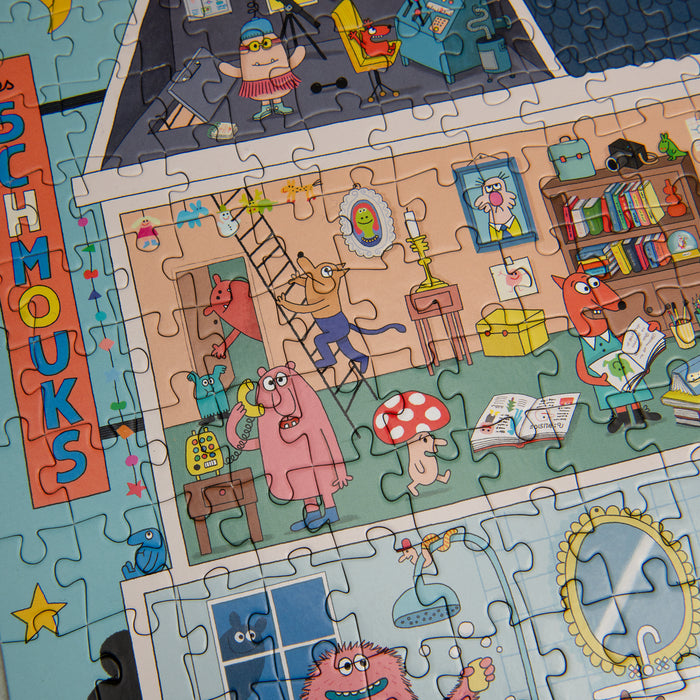 Moulin roty - Les Schmouks Puzzle Chez les Schmouks 500 pcs - 6 ans+