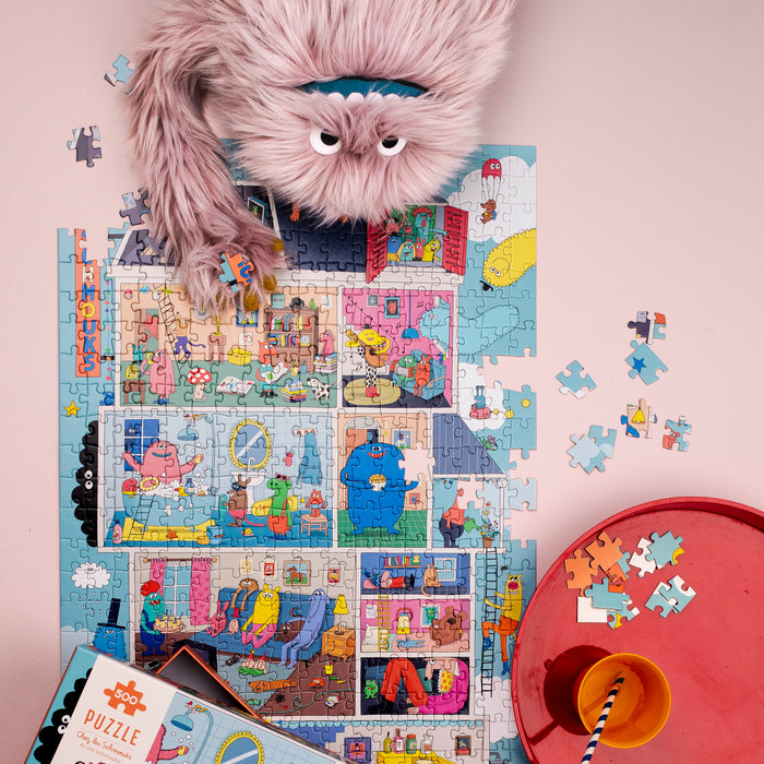 Moulin roty - Les Schmouks Puzzle Chez les Schmouks 500 pcs - 6 ans+
