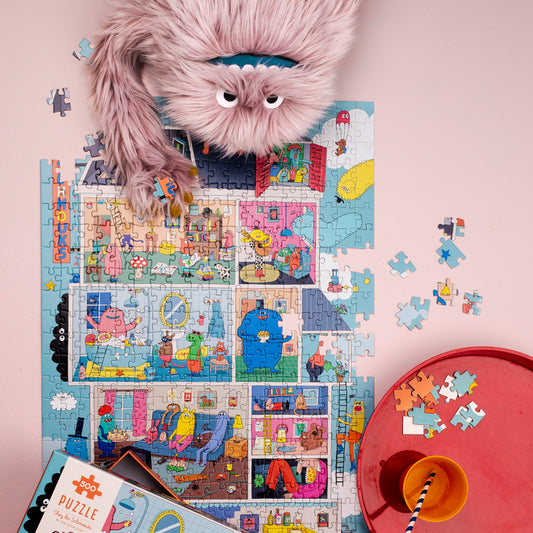 Moulin roty - Les Schmouks Puzzle Chez les Schmouks 500 pcs - 6 ans+