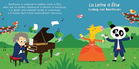 Promenade musicale au piano - Livre sonore bébé à toucher dès 6 mois
