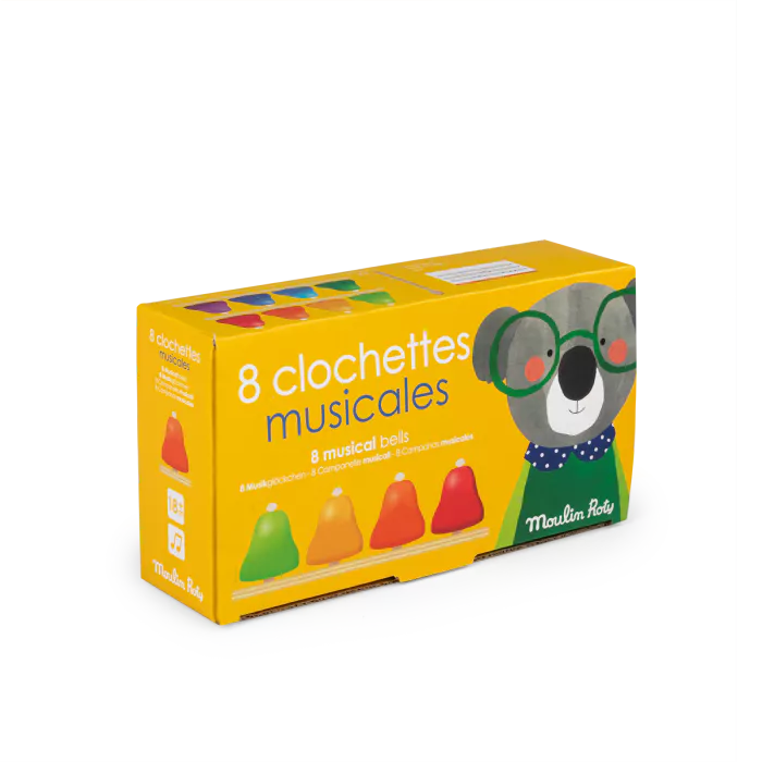 Moulin Roty - 8 clochettes musicales -les popipop