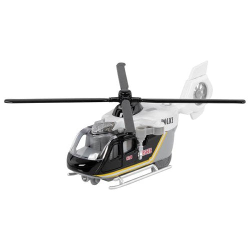 Goki - Hélicoptère avec son - en métal - retrofriction - L= 19 cm