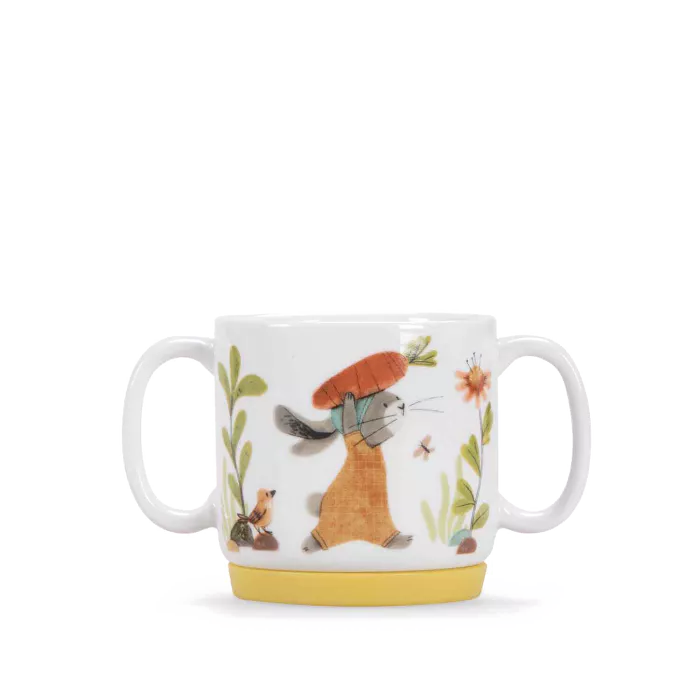 Moulin Roty - Set vaisselle porcelaine - trois petits lapins