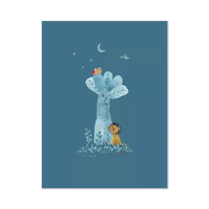 Moulin roty - set de 3 affiches - sous mon baobab