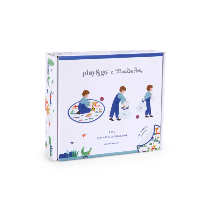 Moulin Roty - Tapis de jeu & sac à jouets - les toupie Is