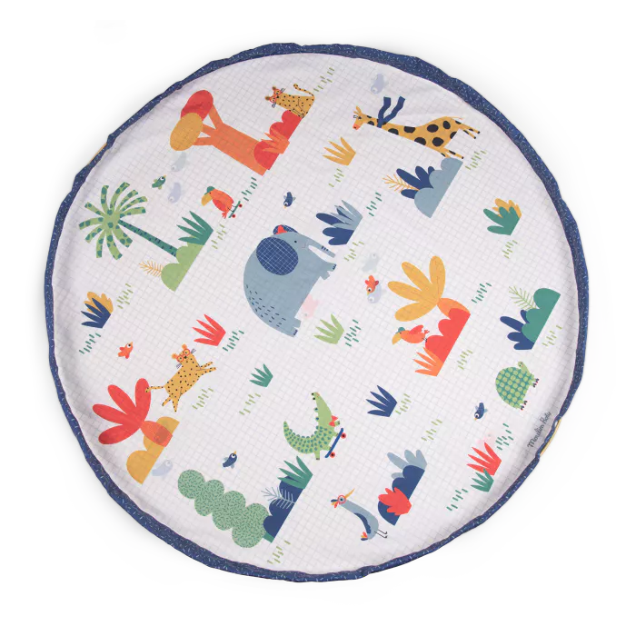 Moulin Roty - Tapis de jeu & sac à jouets - les toupie Is