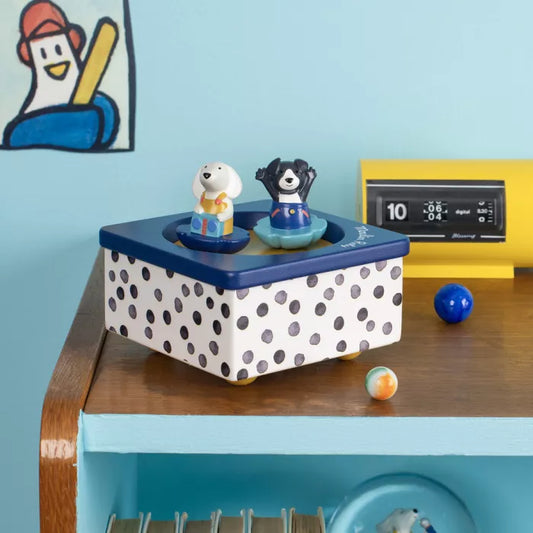 Moulin roty - boîte à musique -  puce et pilou