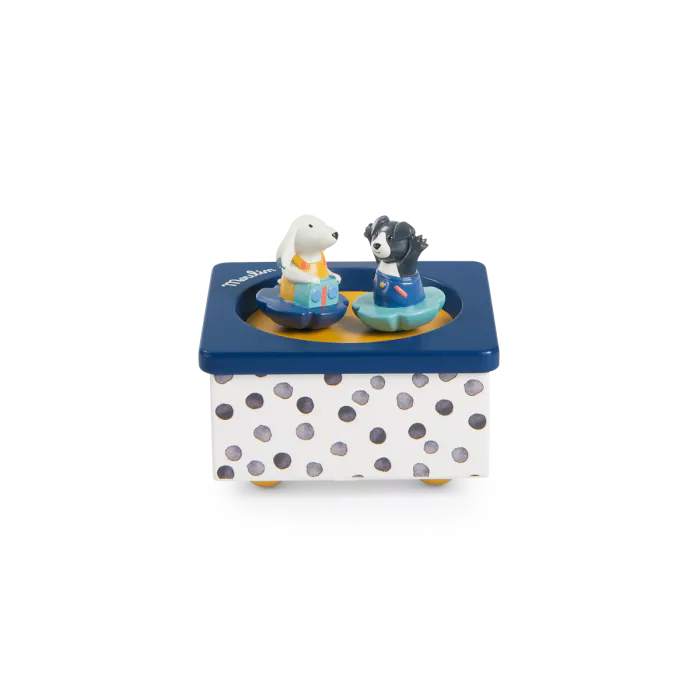 Moulin roty - boîte à musique -  puce et pilou