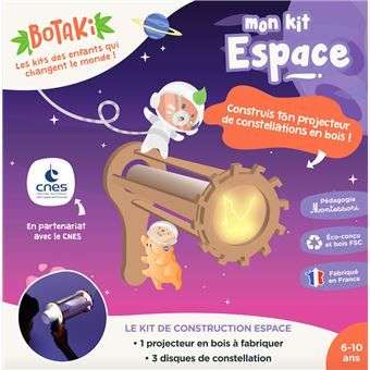 Botaki Mon kit espace : Construis ton projecteur de constellations 🧒5 ans+