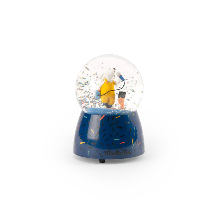 Moulin Roty - Boule à neige musicale - Puce & Pilou  - 👶18 mois+