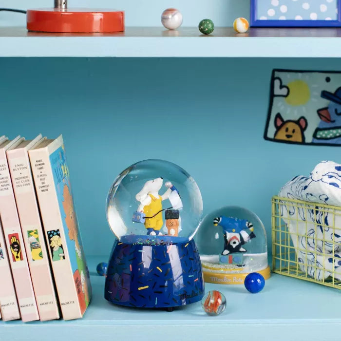 Moulin Roty - Boule à neige musicale - Puce & Pilou  - 👶18 mois+
