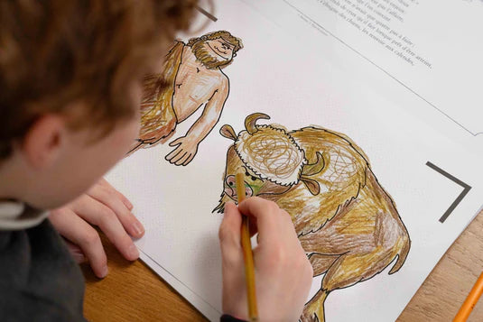 Cahier de dessin animé - blinkbook - il était une fois la préhistoire - 5ans+