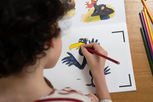 Cahier de dessin animé - les p'tites poules - 3 ans+