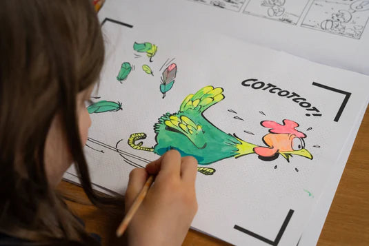 Cahier de dessin animé - les schtroumpfs - 3 ans+