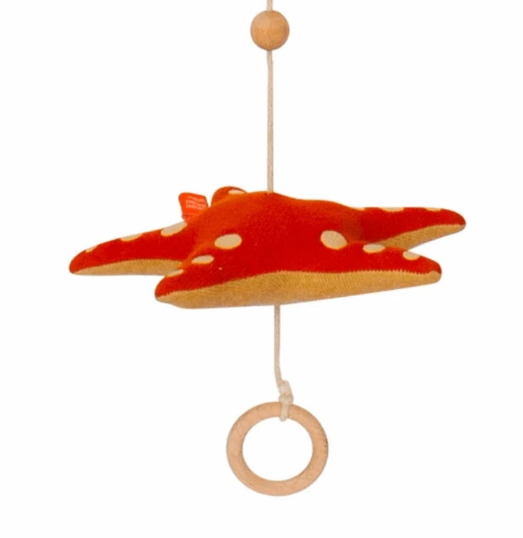 Mobile tissu bébé - étoile de mer