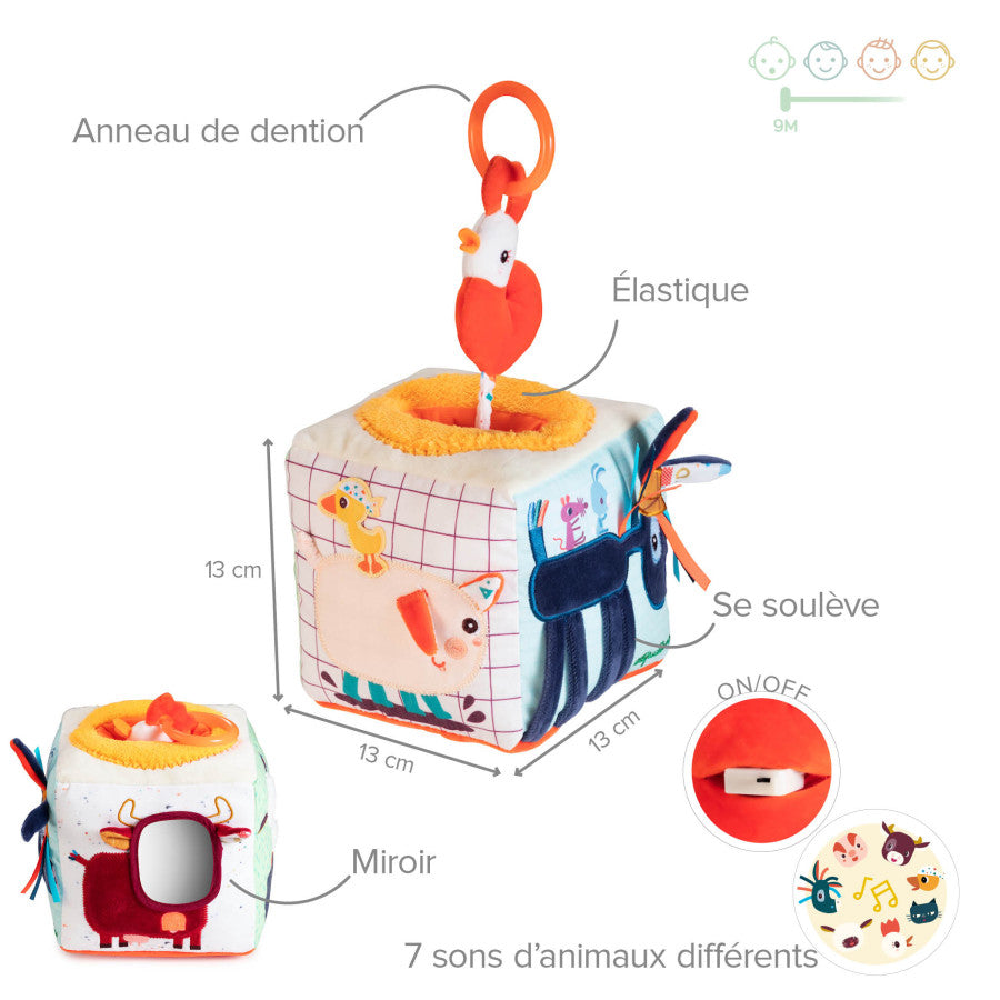 Lilliputiens - Cubes d'activités sonores - Ferme