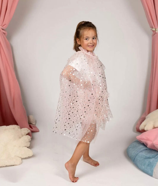 Déguisement - Set Tutu et Cape Loane - Rose Poudré - 3ans -7 ans