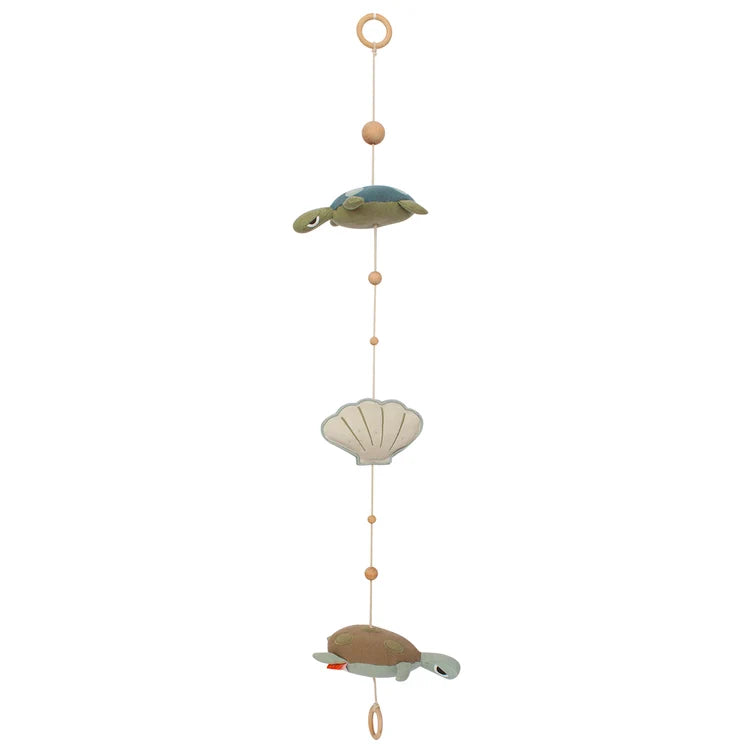 Mobile tissu bébé - tortue