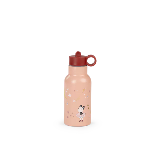 Gourde pour enfant en acier inoxydable avec bec en plastique Moulin roty