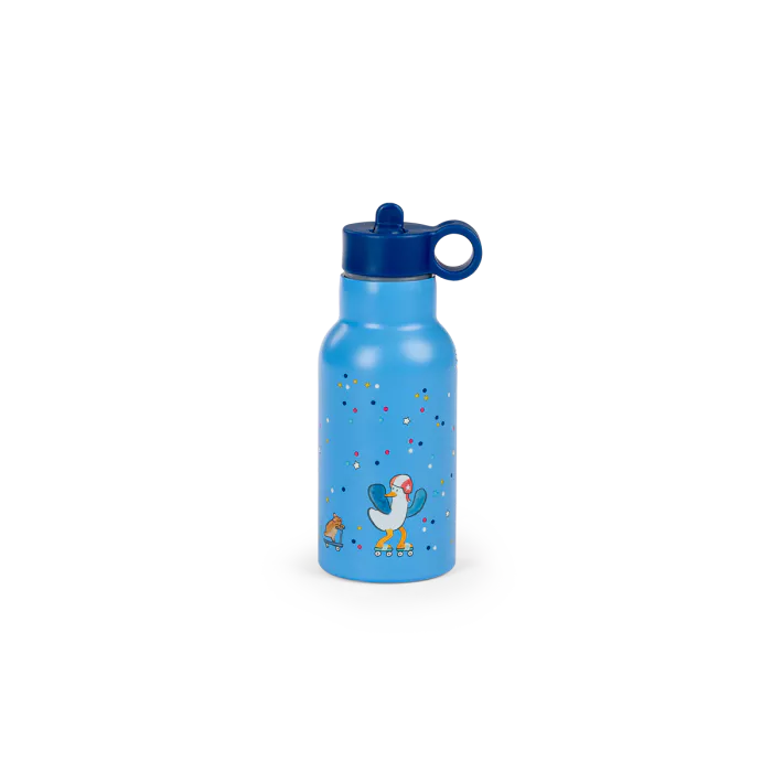 Gourde pour enfant en acier inoxydable avec bec  en plastique