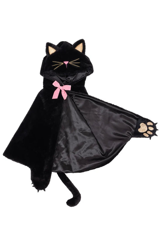 Cape câlin  chat noir - halloween -1 an+- 3 ans+ - 6 ans
