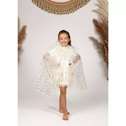 Set tutu et cape ivoire 3-7 ans