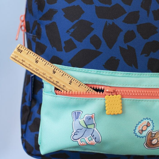 Moulin Roty - sac à dos bleu - Puce et pilou