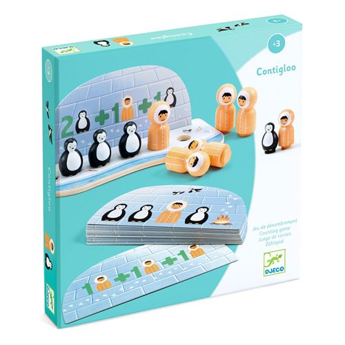 Djeco - Jeu chiffres et calcul  Contigloo - 3 ans+