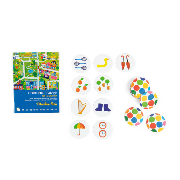 Moulin roty - Les Popipop -  Jeu cherche trouve et raconte - 3 ans+