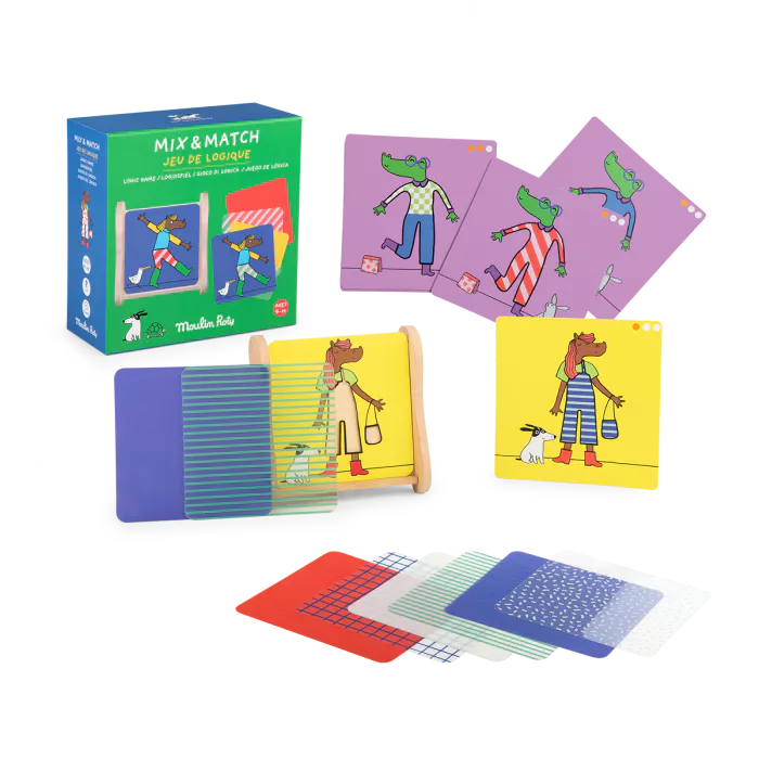 Moulin roty - Les Loufoques - Jeu de logique Mix & Match- 4 ans +