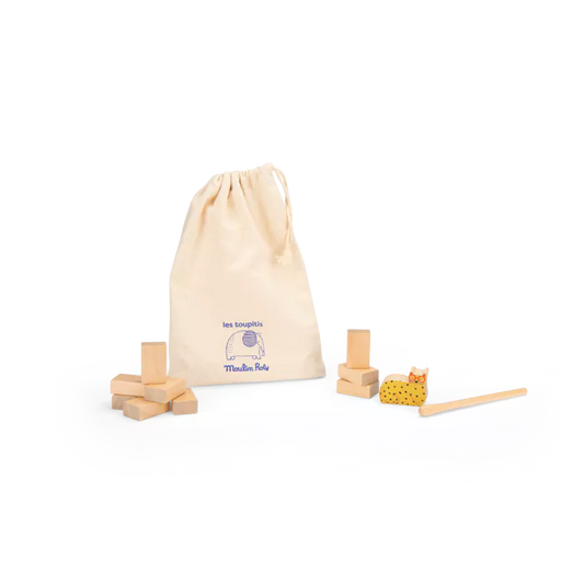 Moulin roty - Mur vacillant en bois - les toupitis