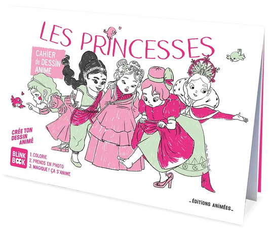 Cahier de dessin animé - les princesses
