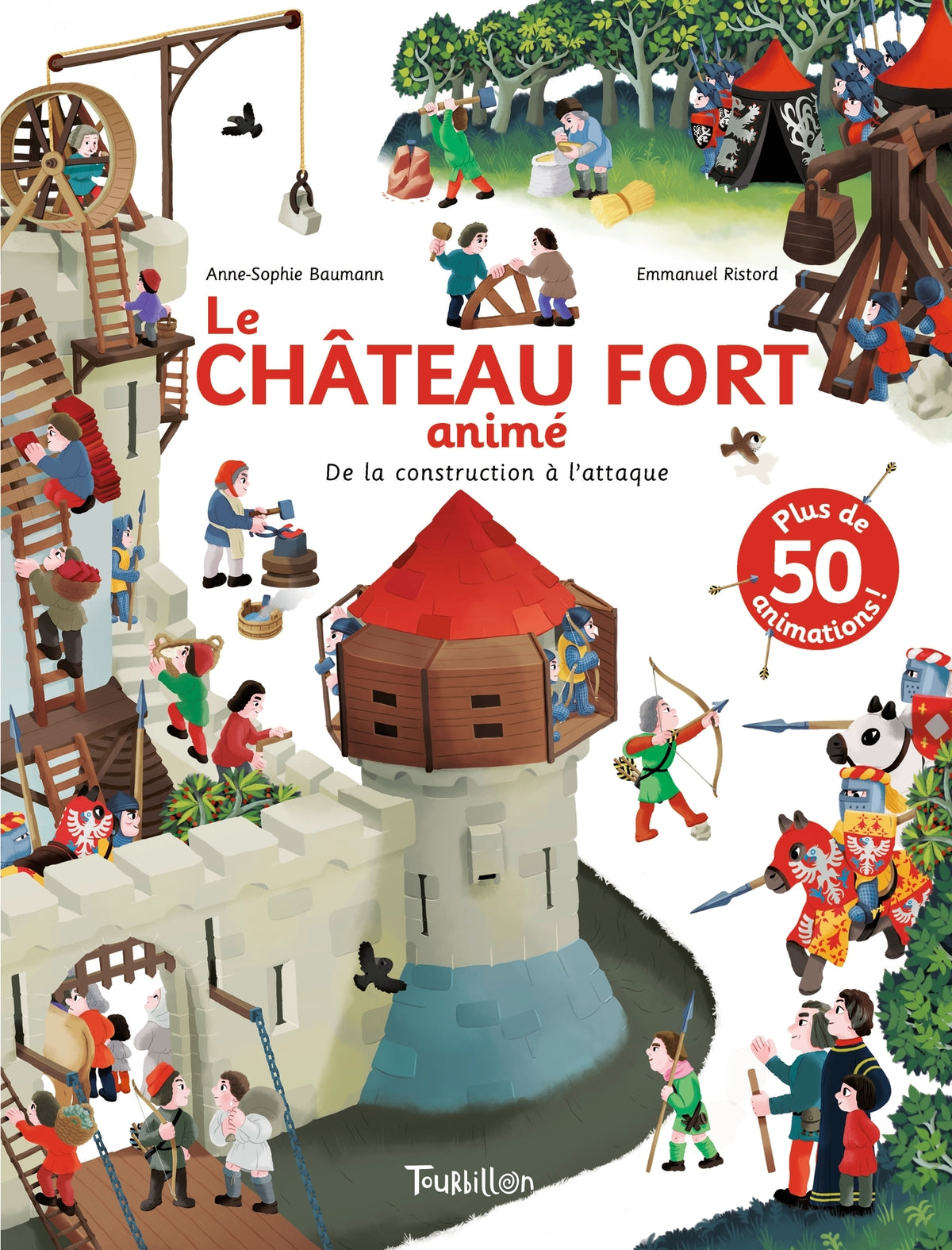 LIVRE LE CHATEAU FORT ANIME – ANIM’ACTION -TOURBILLON -3 ANS+