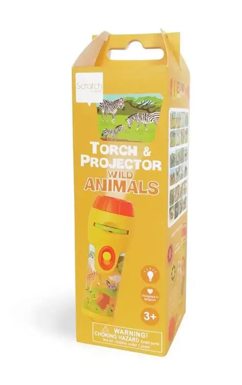 Scratch - lampe de poche projecteur - animaux sauvages