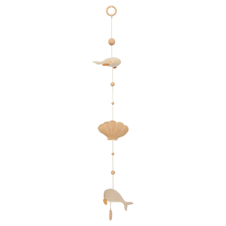 Mobile tissu bébé - Baleine