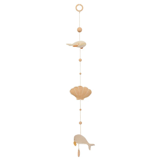 Mobile tissu bébé - Baleine