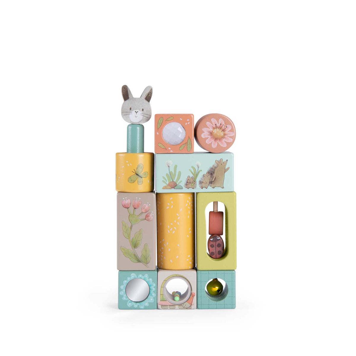 Moulin Roty - Cubes d’activité - Trois petits Lapins