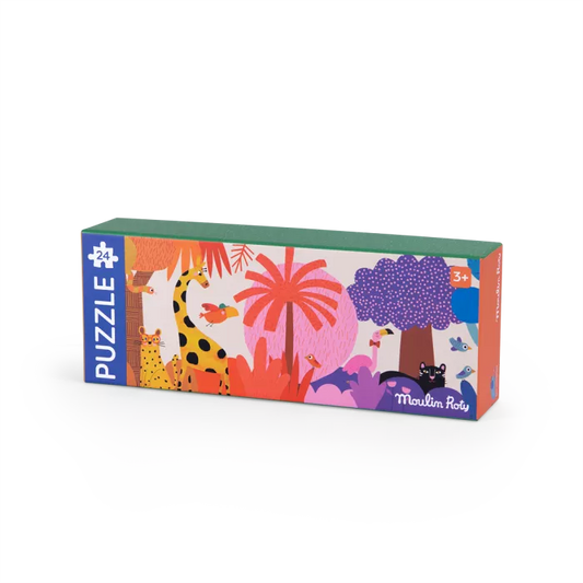 Moulin Roty - Les Toupitis - Puzzle la jungle arc-en-ciel - 3 ans+