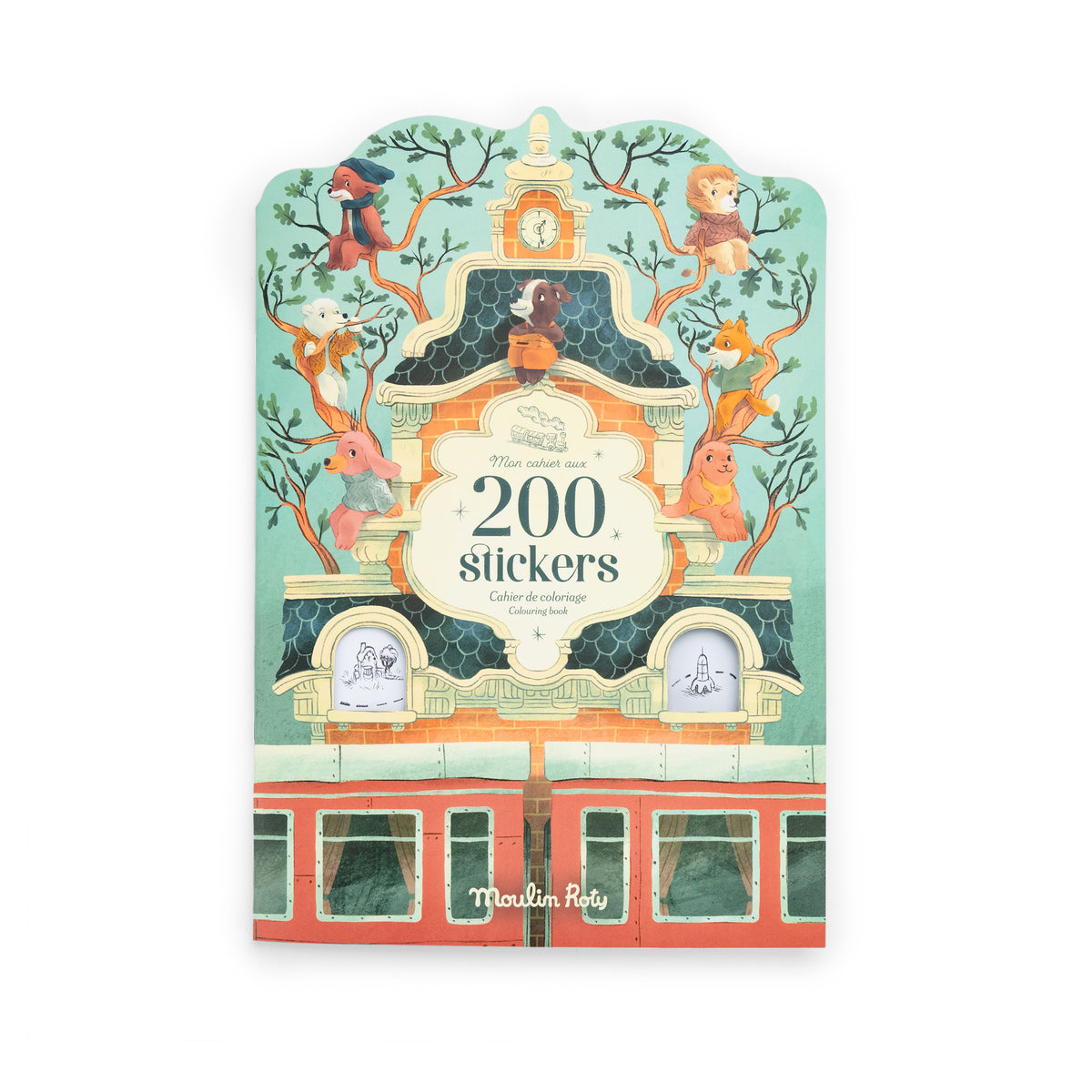 Moulin roty - Cahier stickers La bande à Jojo - 20 pages - 3 ans+