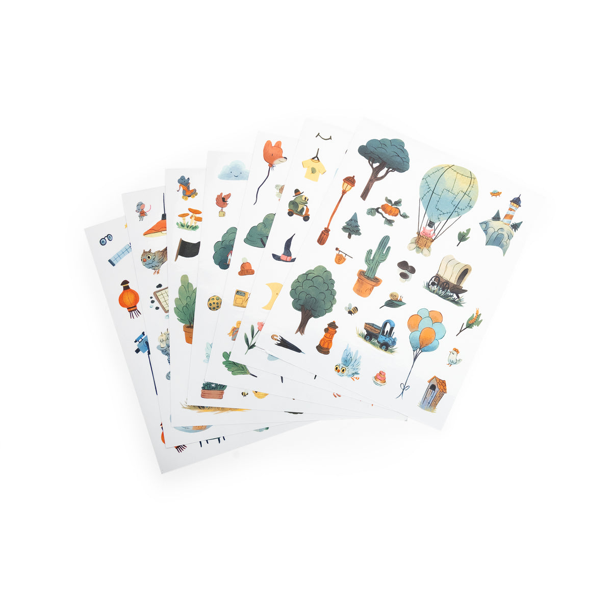 Moulin roty - Cahier stickers La bande à Jojo - 20 pages - 3 ans+
