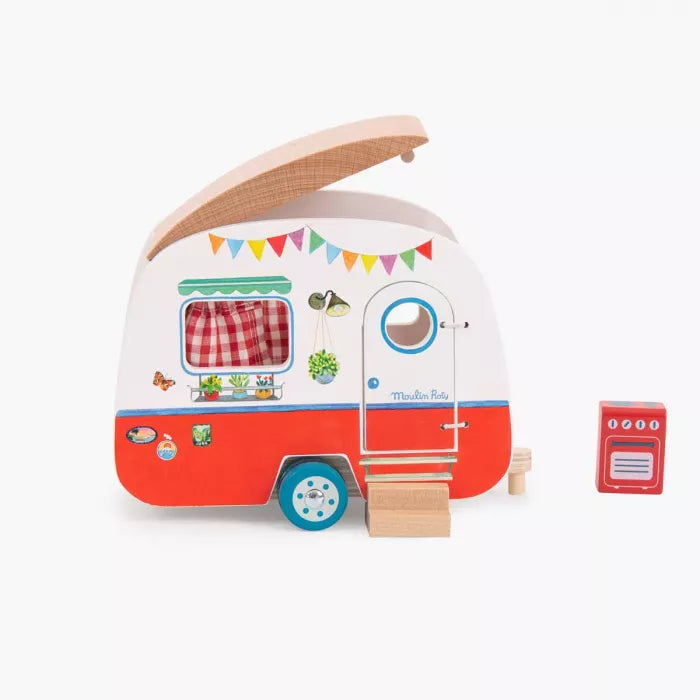 Moulin roty - La Grande Famille - Caravane en bois - 3 ans+