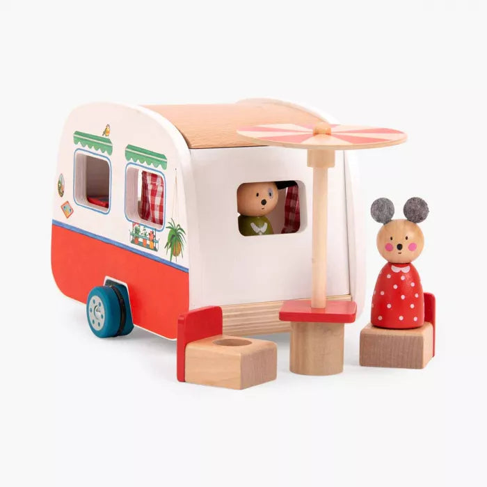 Moulin roty - La Grande Famille - Caravane en bois - 3 ans+