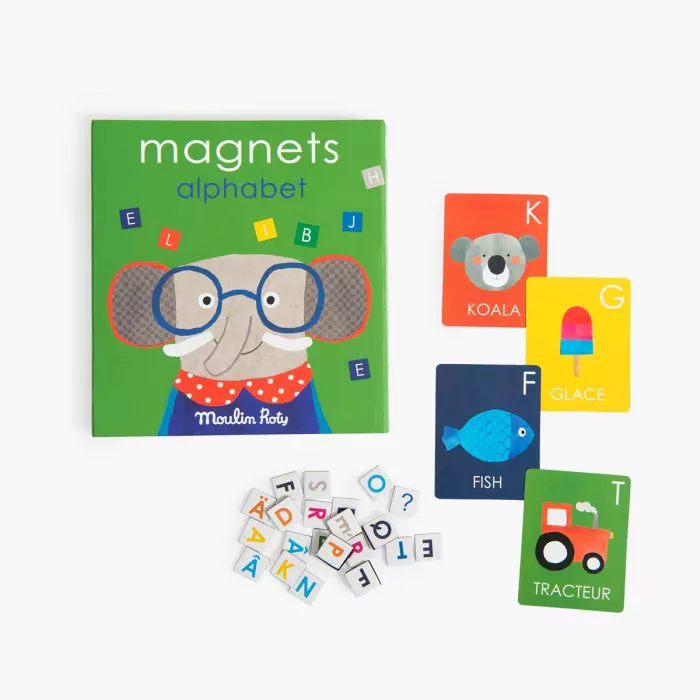 Moulin roty - Les Popipop - Jeu magnétique Alphabet - 3 ans+